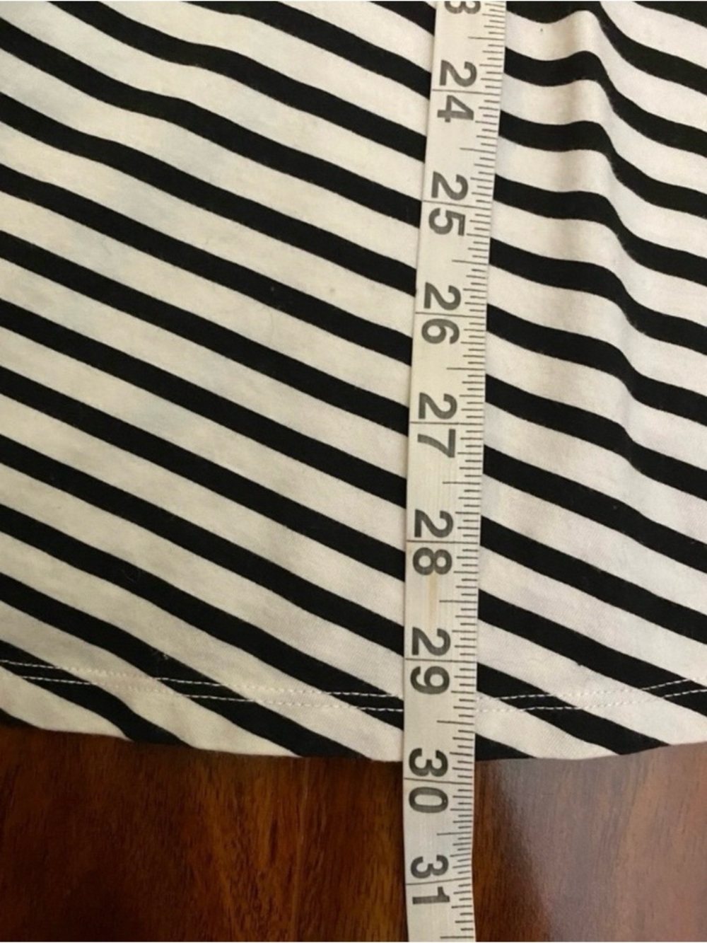 Victoria's Secret PINK Black & White Striped Sleeveless Mini Dress - Picture 7 of 7